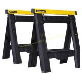 Stanley Adjustable Sawhorse Twin Pack