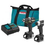 Makita 18V LXT Sub-Compact 2-Tool Combo Kit