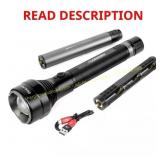 10000 Lumens Dual-Power Flashlight
