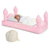 FUNBOY Kids Pink Castle Bed & Mattress