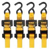 DEWALT 1.25 in x 16 ft Ratchet Tie-Downs (4)