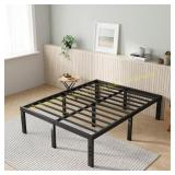 Novilla 14" Full Metal Platform Bed w/ Storage