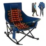 SEEUTEK Outdoor Folding Heated Rocking Chair