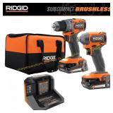 RIDGID 18V SubCompact Drill/Impact 2-Tool Kit