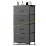 ACCVER Dresser: 4-Drawer Closet Chest