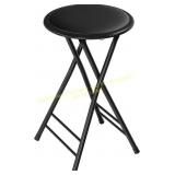 TG 82-0827 24-Inch Cushioned Stool, Black