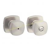 Arroyo Satin Nickel Bed/Bath Knob, Rose