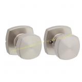 4 ct. Arroyo Satin Nickel Hall/Closet Knob with Ro