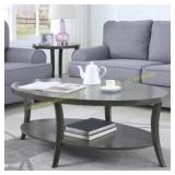 Roundhill Perth Coffee Table with Shelf