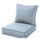 Sky Blue 22x24x4 Sq Outdoor Cushions Set