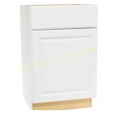 Hampton Satin White Base Cabinet 21x34.5x24