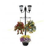 Sun-Ray Martens Gloss Solar Lamp Post 2W LED