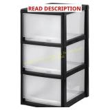 Storage Box Transparent Locker (3 Layers)