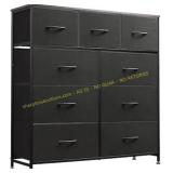 WLIVE 9-Drawer Dresser with Fabric Bins