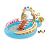 Inflatable Kiddie Pool with Waterslide, 15lb
