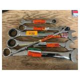 Assorted Husky wrenches