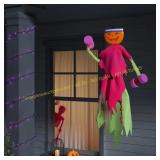 Lewis & Friends 40" Talking Pumpkin Ghoul Prop