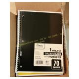 Box of note books