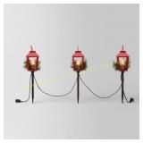 Wondershop Red Lantern Path Light UL Listed