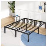 Avenco Queen Bed Frame: 14" Steel Platform (WHITE)