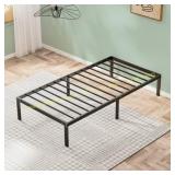 Beddle Twin Metal Platform Bed Frame