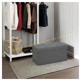 Storage Ottoman with Thick Foam Padded Bench