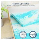 Aidoly King Mattress Topper, 2' Memory Foam