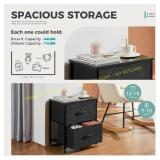 Night Stand Mini Dresser, Black