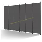 VEVOR 6-Panel Folding Room Divider, Grey