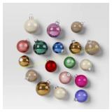 42pc Glass Ornaments - Neutrals (Wondershop)