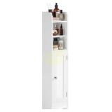 VASAGLE Corner Cabinet, Cloud (grey)