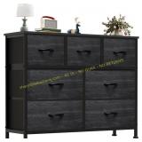 OLIXIS 7-Drawer Dresser, Fabric Storage Tower