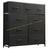 WLIVE 9-Drawer Dresser with Fabric Bins