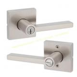 Kwikset Halifax Satin Nickel Entry Handle