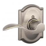 3ct Satin Nickel LHD Door Handle with Camelot Trim