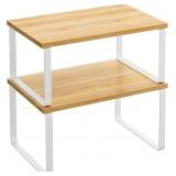 SONGMICS Cabinet Organizer Shelf UKCS02NW