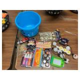 Halloween Printed Bucket with Handle, Assorted acc