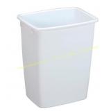 Rubbermaid Open Top Wastebasket, 36 Qt, White