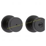 Kwikset Signature Pismo Matte Black Knob (R/L)