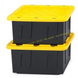 HOMZ 2-Pack Durabilt Storage Bins