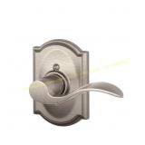 2ct Schlage Accent Satin Nickel Dummy Door Handle