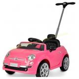 Best Ride On Cars Fiat 500 Push Car, Pink