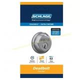 Schlage Satin Chrome Double Cylinder Deadbolt
