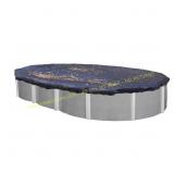 Swimline 18x33-Foot Oval Pool Cover, Blue