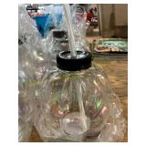 8-ct Plastic Jack-o-lantern bottles