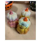 Ceramic Pumpkin Models 3-set