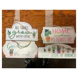 Orange Halloween Pail w/ Decorative plaques