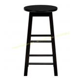 Black Wood Kitchen Counter Stools 13x13x29