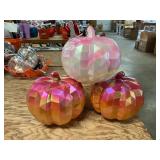 Geo pumpkin (3 set) pink