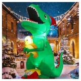 GOOSH 7-ft Lighted Dinosaur Inflatable